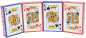Preview: 4 x 54 Spielkarten Set (2X Rot & 2X Blau) Bridge Canasta Kartenspiel Poker Skat