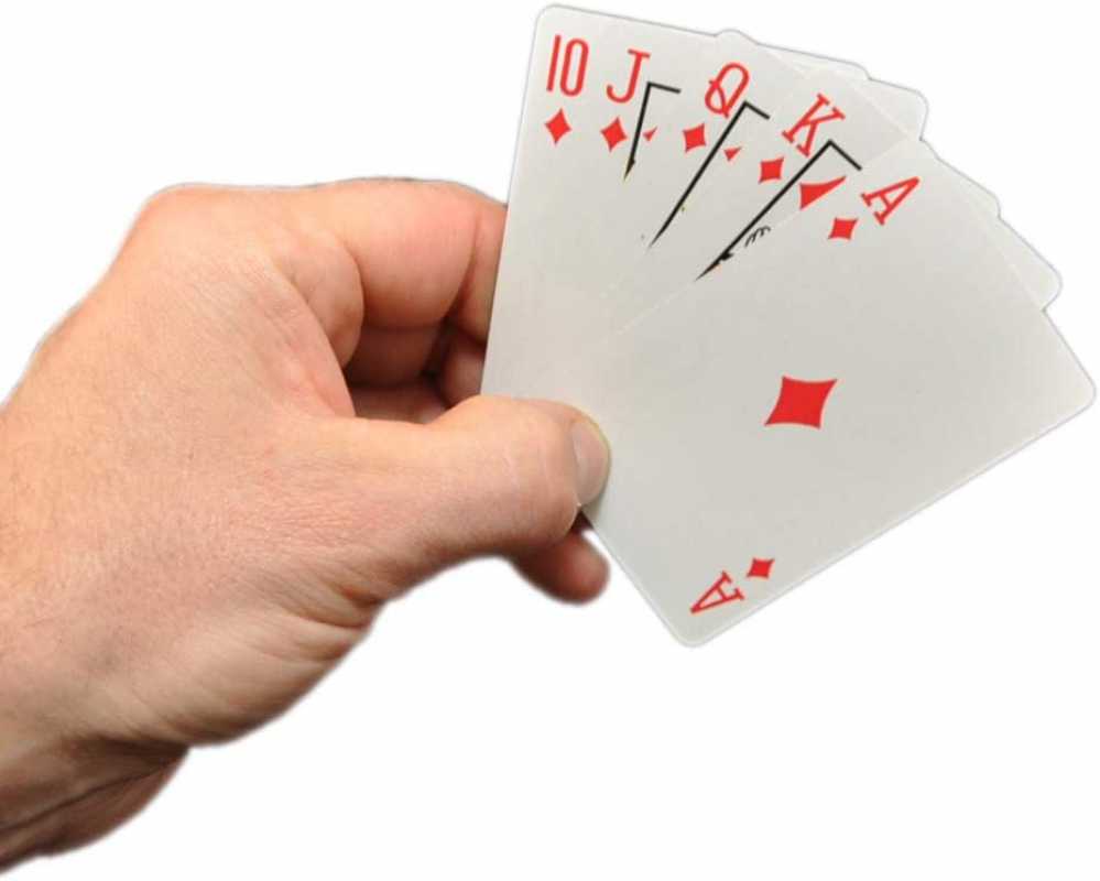 4 x 54 Spielkarten Set (2X Rot & 2X Blau) Bridge Canasta Kartenspiel Poker Skat