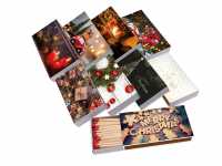 8 x 50er Packungen XL Streichholzschachteln, 10cm mit Weihnachten/Christmas Design Streichhölzer Zündhölzer